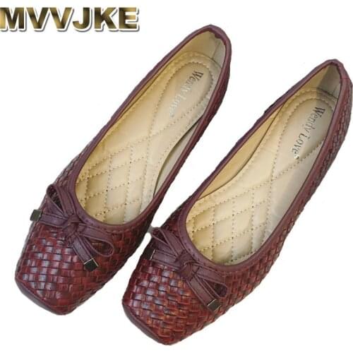 MVVJKE2020 Womens Flats Boat Shoes Slip-on Women Flats Office Ladies Shoes Soft Comfortable Plus Size