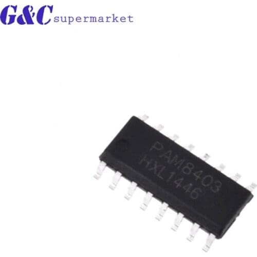 10PCS/LOT PAM8403 SOP-16 NEW ORIGINAL diy electronics