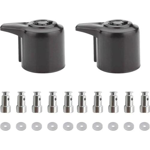 2 Pack Steam Release Valve with 10 Pcs Universal Replacement Floater and Sealer for Replacement Parts Pressure Cookers