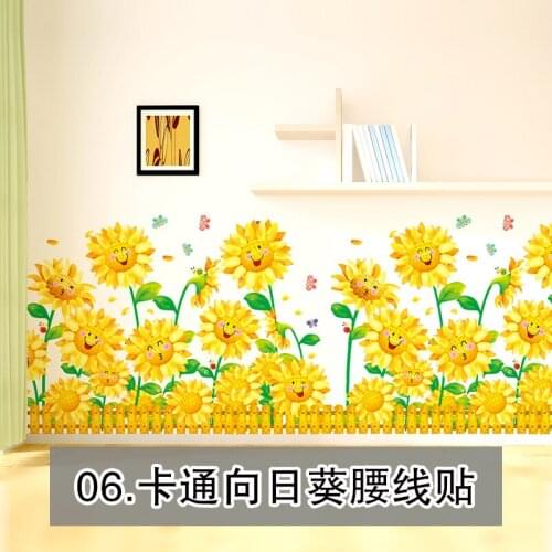 3d three-dimensional wall stickers fake windows living room room wall paper self-adhesive wall decorations stickers skirting