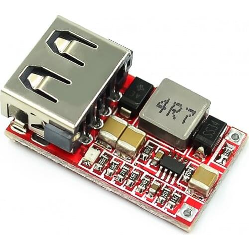 5PCS/LOT DC 6-20V 12V/24v to 5V USB Output charger step down Power Module Mini DC-DC Step Up Boost Module Power Adjustable