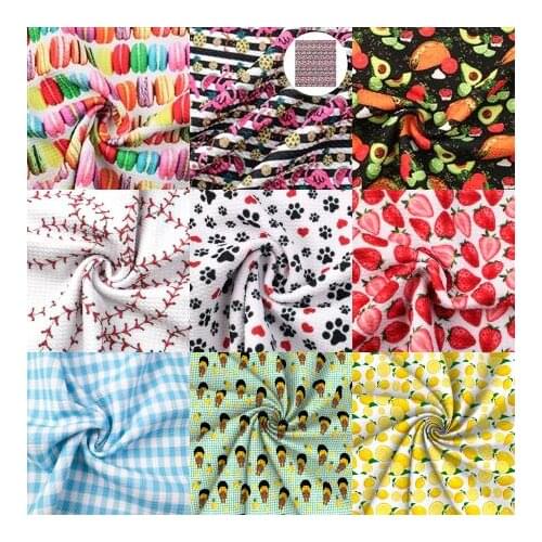 50*145cm Fruit Printed Bullet Textured Liverpool Fabric for Tissue Kid home textile Patchwork Sewing Quilting Material,1Yc10414