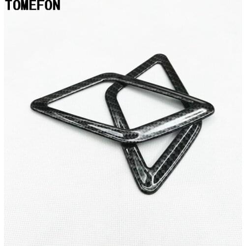 ABS Matte For Volkswagen VW Atlas Teramont 2017 2018 Audio Loudspeaker Ring Car Sound Speaker Frame Sticker Auto Interior Trim