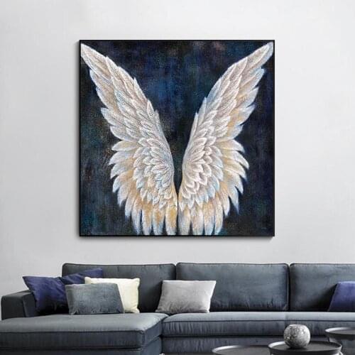 5d diy diamond Art Angel Wing Feather diamond painting cross stitch mosaic embroidery diamond round square stones Abstract S12