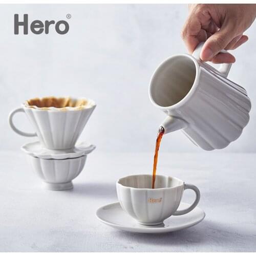 HERO Coffee Cups And Saucers