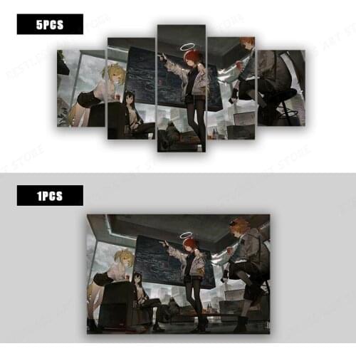 Arknights Canvas Painting Wall Art Posters Prints Pictures Living Room Decoration Home Decor