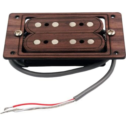 Maple Wood 4 String Guitar Humbucker Picks Cigar Box Guitar Replacement Accessory