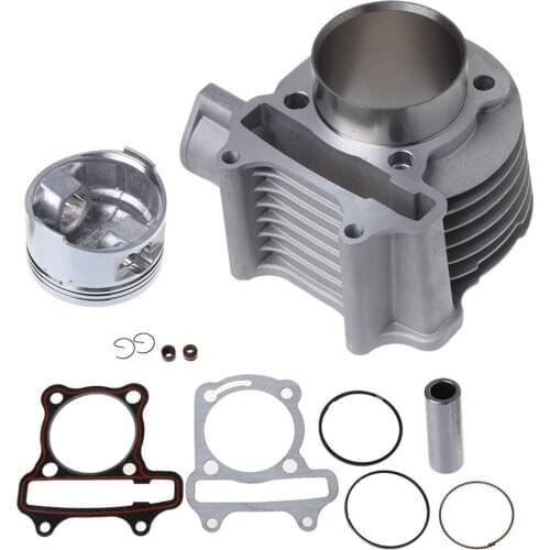 Sooter Cylinder Kit For GY6 50 44mm GY680 47mm GY6100 50mm GY6125 52.4mm GY6150 57.4mm With Piston Ring Set Gaskets ATV Gokart