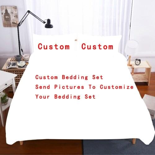 Custom Bedding Sets Single Double Queen King Duvet Cover Set Bedding Sheet Bedclothes Bed Linen DropShipping