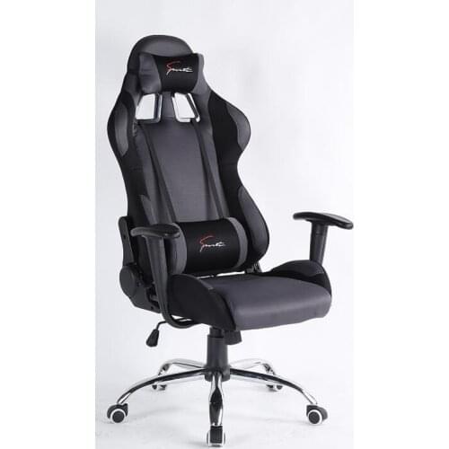 Gray Office Chairs Gaming Chair Racing Seats Computer Chair High-Back PU Leather Office Chair Computer Desk Chair