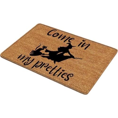 Halloween Door Mat Slip Protective Easy to Clean Decorative Pad