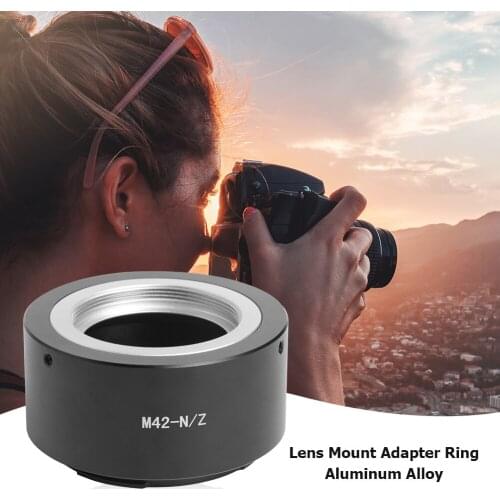 M42-NZ High Precision Lens Mount Adapter Ring Aluminium Alloy for M42 Lens to for Nikon Z Mount Mirrorless Camera