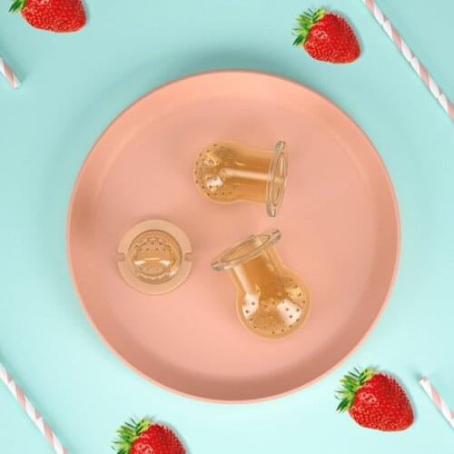 Soft Infant Feeding Molar Toys Silicone 1Pcs S/M/L Mesh Nipple Bags Pacifier Bite Bag Auxiliary Food Pacifier for Boys Girls