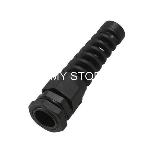 PG16 Black Plastic Waterproof Seal Cables Glands Joints