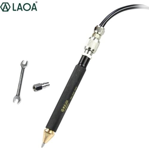 LAOA Pneumatic Carve Engraving Pen Tungsten Steel Grinder Air Tools Pneumatic Engraver For Engraving Metal Jade Plastic Ceramics