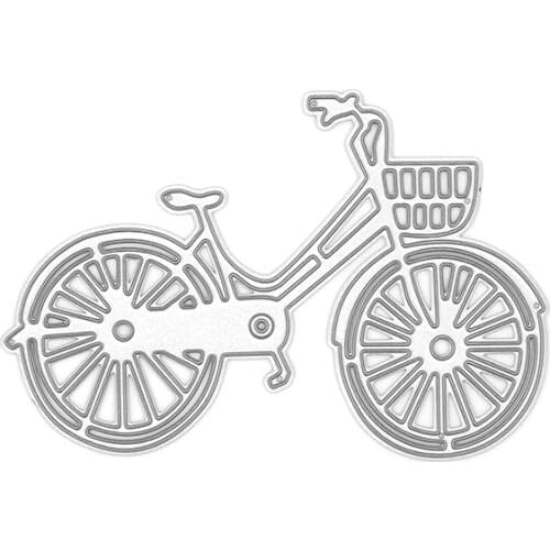 Craft Dies Cut Bicycle Metal Cutting Dies for Scrapbooking DIY Cards Making Home Decoration DIY Wish
