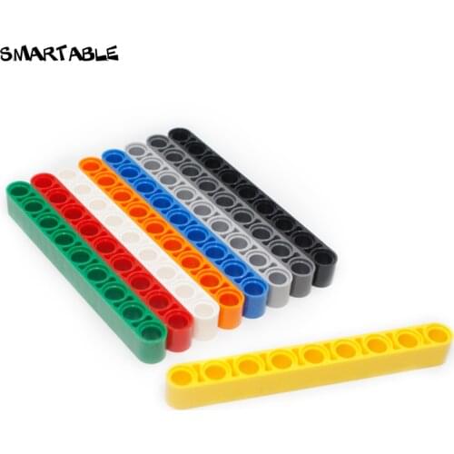 Smartable High-Tech Beams Liftarm 1X9 Straight Building Blocks Part DIY STEAM Toys For Kids Compatible 40490 40pcs/lot