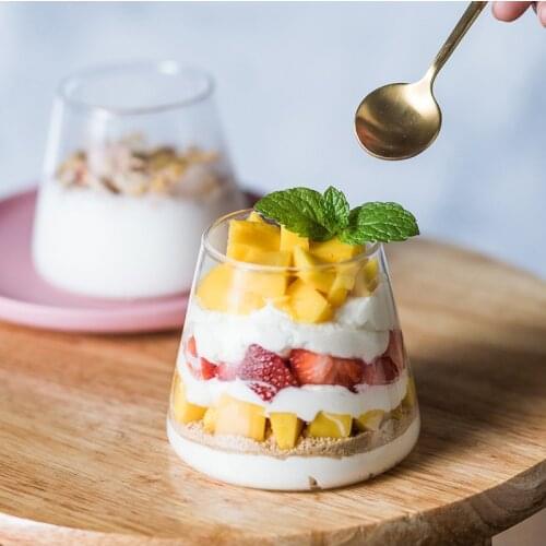 300ml Glass Mug Transparent Coffee Mug Milk Juice Water Tea Cup Heat Insulation Kitchen Office Drinkware Whiskey Cocktail Glass