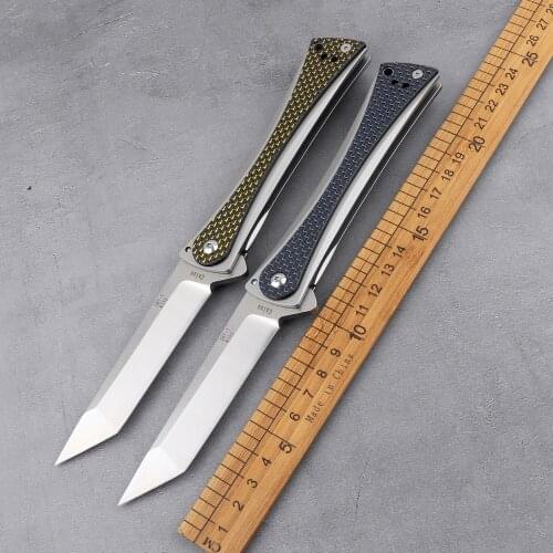 Tactical Outdoor XMY-1 Folding Knife M390 Blade Aluminum Alloy Carbon Fiber Handle Camping Multifunctional Hunting Knife EDC