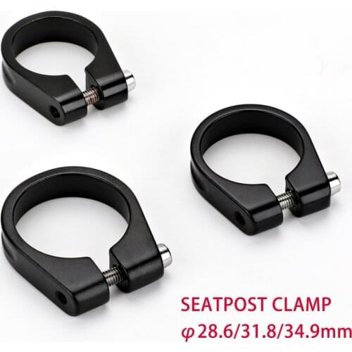 Bicycle Seatpost Clamp 28.6mm 31.8mm 34.9mm Aluminum Ultralight Quick Release Road Bike MTB Mountain Bicycle Seat Post Seat Post