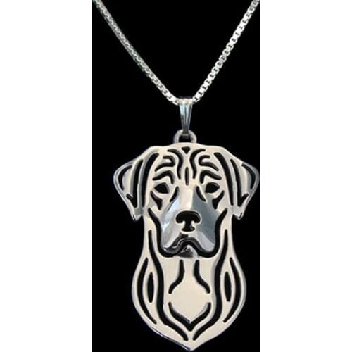 New Unique Romantic Gold Silver Color Labrador Retriever Pendant Necklace Hunger Games Necklace Women Best Friend Choker