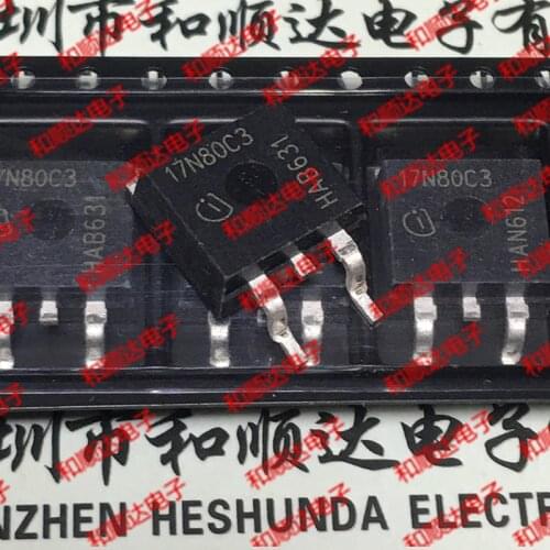 10pcs/lot 17N80C3 SPB17N80C3 New stock TO-263 800V 17A