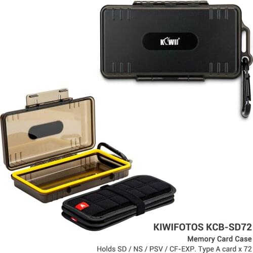 72 Slots Memory Card Case Holder Organizer for SD SDXC SDHC NS PSV CF CFexpress Type A Card Storage Box Cover Wallet Protector