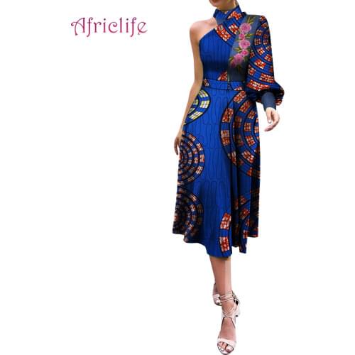 African Women Dresses Fashion High Waist Skirt With China Style Flower Hot Selling Beautiful Women Clothing WY5266