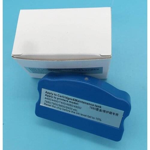 Ink tank chip resetter for Epson 7800 9800 7880 9880 7400 9400 7450 9450 4880 4800 chip resetter maintenance tank resetter