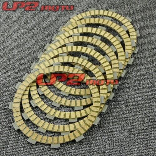 For YAMAHA XVS650 1997-2015 XVS650 1997-2015 Paper Based Clutch Friction Kit Disc Plates Set Motorbike Parts Accessories