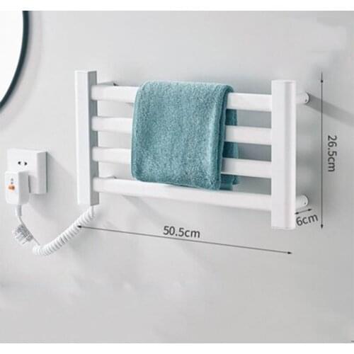 Electrically Heated Towel Rack Intelligent Home Bathroom Toilet Electrical Heating Thermostatic Bath Towel Shelf Drying Rack