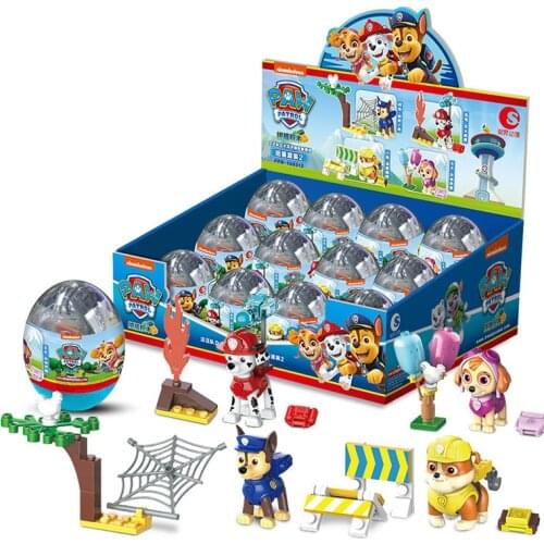 Genuine Paw Patrol Action Figure Toys Gashapon Blind Box Chase Marshall Rubble Skye Doll Decoration Model for Kids Gift