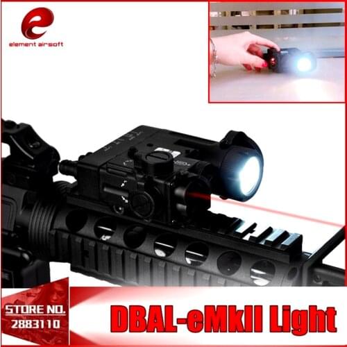 Element Airsoft DBAL Tactical Flashlight Armas Gun Light DBAL-EMKII IR Red Laser DBAL-D2 IR Gun Weapons Light EX328