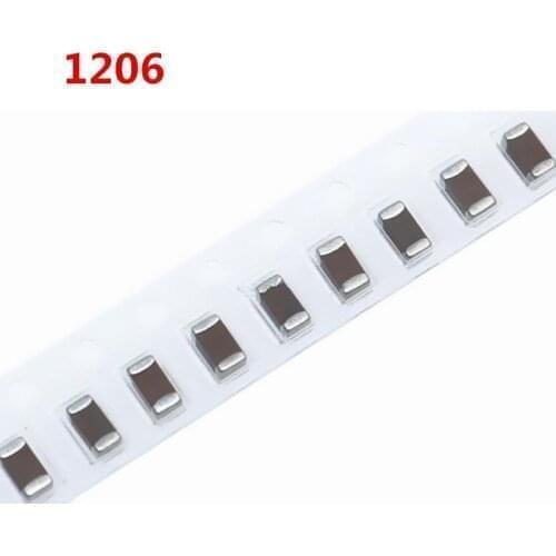 1206 SMD capacitor 100uf 16V 107Z 100pcs X7R