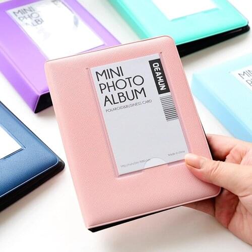64 Pockets Mini Instant Polaroid Photo Album Picture Case for Film Instax Mini Film 7s 8 25 50s 90 instax Mini Polaroid Album