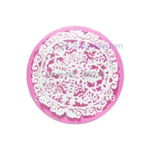 Wholesale!!1pcs Mini Pretty Six Sides Snowflake Hollow Bud Silk (HY154) Silicone Handmade Fondant/Cake Decorating DIY Mold