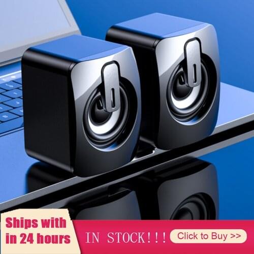 Wired Speaker USB Computer Speakers 4D Stereo Bass Sound Subwoofer Music Player For PC Laptop Desktop Multimedia Loudspeaker