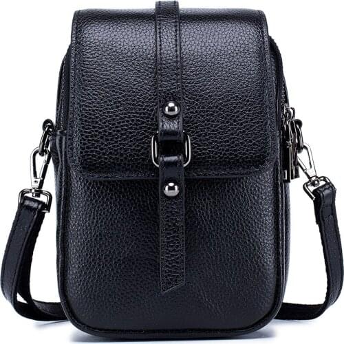 COMFORSKIN Luxurious Genuine Leather Cover Style Women Messenger Bags Fashion Cross-Body Bag For Female Cowhide Shoulder Bags