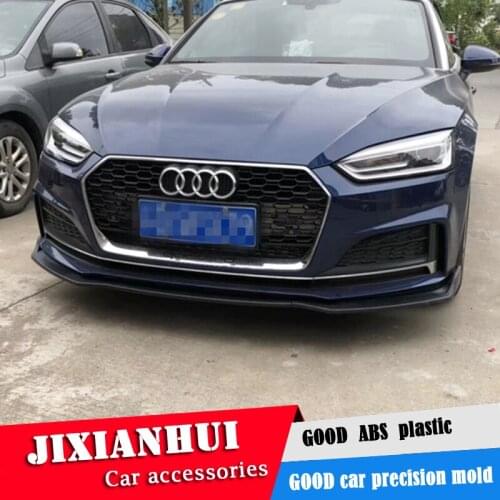 For Audi A5 Body kit spoiler 2017-2018 For Audi A5 ABS Rear lip rear spoiler front Bumper Diffuser Bumpers Protector