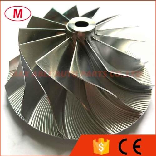 T72 87.97/121.00mm 13+0 blades Forward Turbo Billet compressor wheel/Aluminum 2618/Turbocharger Milling compressor wheel