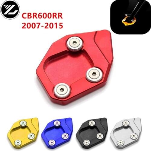 Motorcycle Side Stand Kickstand Enlarge Extension Pad for HONDA CBR600RR 2007-2015 2008 2009 2010 2011 2012 2013 2014 2015