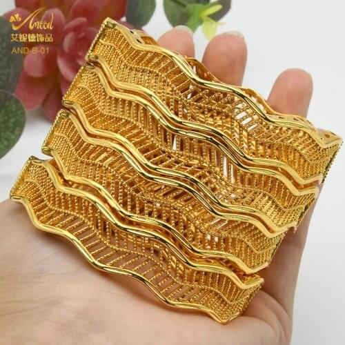 ANIID Charms Bangles Bracelets For Womens Stretch Jewellery Designer Wholesale Luxury Brand Cute Dubai Gold Turkish Jewelry