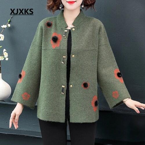 Женские трикотажные пальто XJXKS China At AliExpress