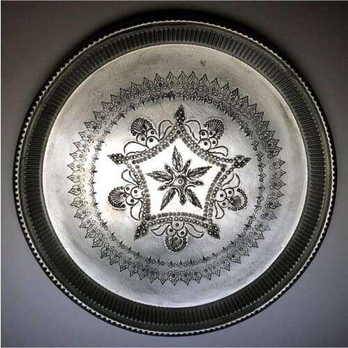 31cm Tinned Copper Tray Traditional Authentic Regional Orginal High Quality