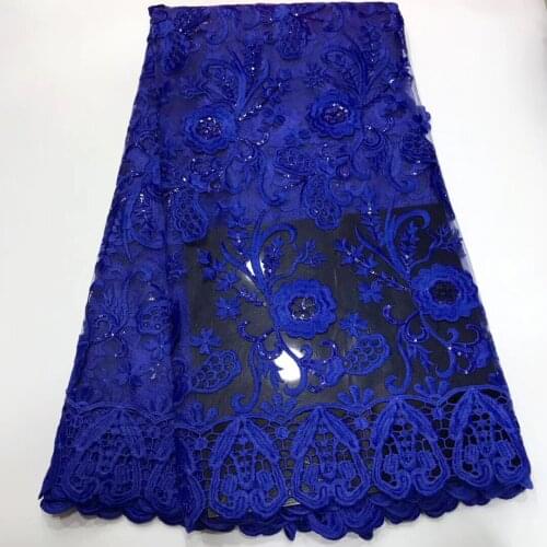 African Lace Fabric 2021 High Quality Lace Bride French Sequin Lace Fabric, Nigerian Party Dress J35201