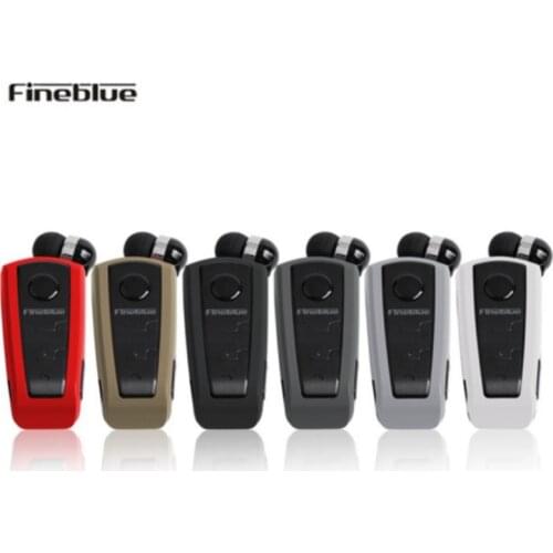 Fineblue F910 Wireless Bluetooth Clip Telescopic Type Business Earphone Vibration Wear Clip on Stereo Sport Handsfree Earphone