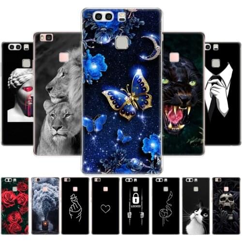 Case For Huawei P9 LITE PLUS 2016 Soft TPU Silicon Back Cover 360 Full Protective Printing Case For Huawei P9 LITE Coque