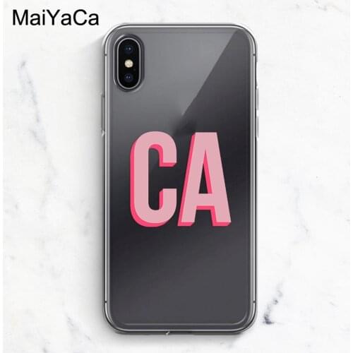 Pink PERSONALISED CUSTOM INITIALS MONOGRAM Clear Case For iphone 12 mini 11 Pro MAX X XR XS MAX SE 2020 6S 7 8 Plus TPU Cover
