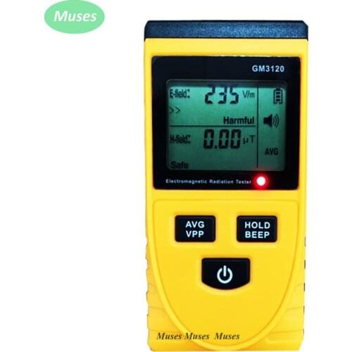GM3120 Digital LCD Electromagnetic Radiation Detector Meter Dosimeter Tester Counter Used Indoor And Outdoor