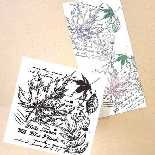 Flowers NEW 2020 Clear Stamps For DIY Scrapbooking/Craft Supplies Bullet Journal Background Rubber Stamp Sentiment Card Making